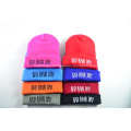 Sombrero de punto personalizado de un solo color Beanie Hat